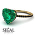 Heart Shape Emerald Ring - Noelle No. 34
